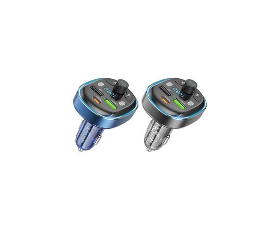 FM модулятор BOROFONE BC47, Gray, Box, изображение 5 FM модулятор BOROFONE BC47, Gray, Box, изображение 5
