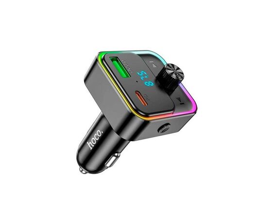 FM модулятор HOCO E81, Black, Box, изображение 2 FM модулятор HOCO E81, Black, Box, изображение 2