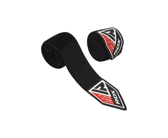 Бинт для спорта RDX для боксу WX Professional Boxing Hand Wraps Black (4.5м.) (HWX-RB+)
