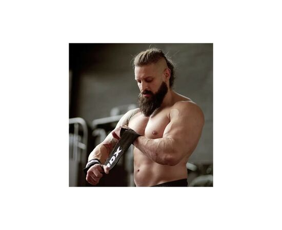 Бинт для спорта RDX для зап'ястя W2 Gym Wrist Wraps Black Pro (WAH-W2B), изображение 6 Бинт для спорта RDX для зап'ястя W2 Gym Wrist Wraps Black Pro (WAH-W2B), изображение 6
