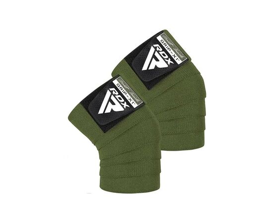 Бинт для спорту RDX на коліна K1 GYM Knee Wraps Army Green (WAH-K1AG)
