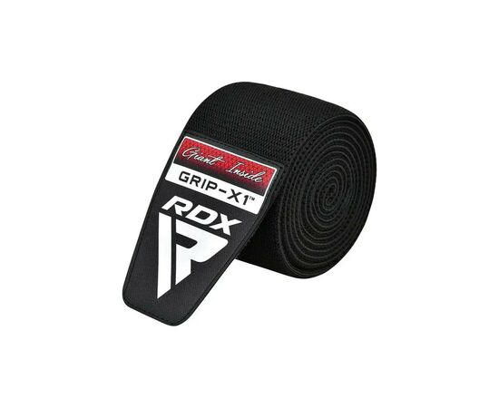 Бинт для спорта RDX на коліна K1 GYM Knee Wraps Full Black (WAH-K1FB), изображение 4 Бинт для спорта RDX на коліна K1 GYM Knee Wraps Full Black (WAH-K1FB), изображение 4