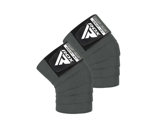 Бинт для спорта RDX на коліна K1 GYM Knee Wraps Grey (WAH-K1G)