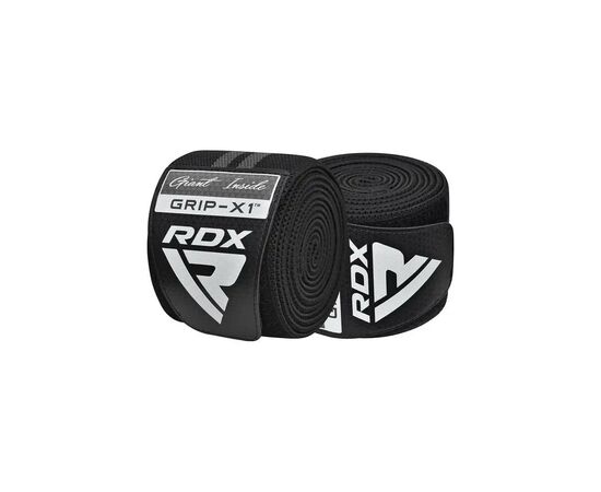 Бинт для спорта RDX KR11 Gym Knee Wrap Black/Grey (WAH-KR11BG), изображение 2 Бинт для спорта RDX KR11 Gym Knee Wrap Black/Grey (WAH-KR11BG), изображение 2