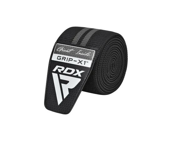 Бинт для спорта RDX KR11 Gym Knee Wrap Black/Grey (WAH-KR11BG), изображение 3 Бинт для спорта RDX KR11 Gym Knee Wrap Black/Grey (WAH-KR11BG), изображение 3