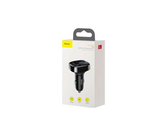FM модулятор Baseus T Shaped S-09A 2 х USB Type-A, microSD Black (CCMT000001), изображение 12 FM модулятор Baseus T Shaped S-09A 2 х USB Type-A, microSD Black (CCMT000001), изображение 12