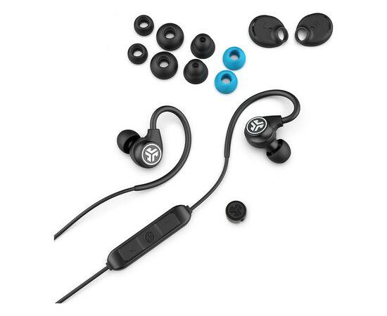 Наушники Jlab Fit Sport 3 Wireless Black (IEUEBFITSPORTRBLK123), изображение 5 Наушники Jlab Fit Sport 3 Wireless Black (IEUEBFITSPORTRBLK123), изображение 5