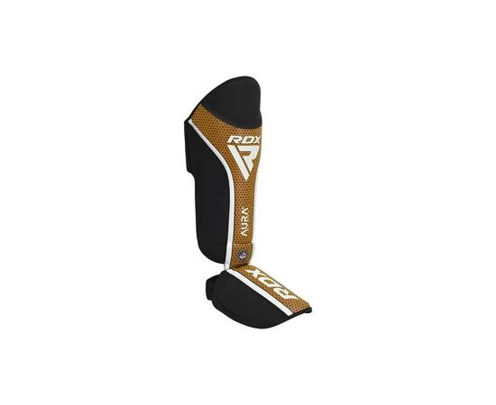 Защита голени и стопы RDX Shin Instep Aura Plus T-17 Black Golden M (SGR-T17BGL-M+), изображение 2 Защита голени и стопы RDX Shin Instep Aura Plus T-17 Black Golden M (SGR-T17BGL-M+), изображение 2