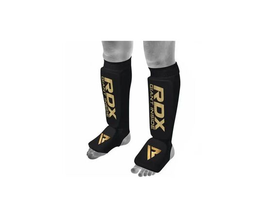 Захист гомілки і стопи RDX Shin Instep Foam Black/Golden XL (HYP-SIB-XL)