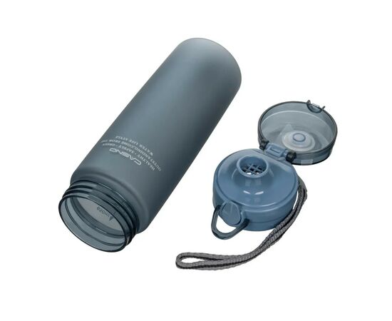Бутылка для воды Casno 650 мл KXN-1157 Сіра (KXN-1157_Grey), изображение 2 Бутылка для воды Casno 650 мл KXN-1157 Сіра (KXN-1157_Grey), изображение 2