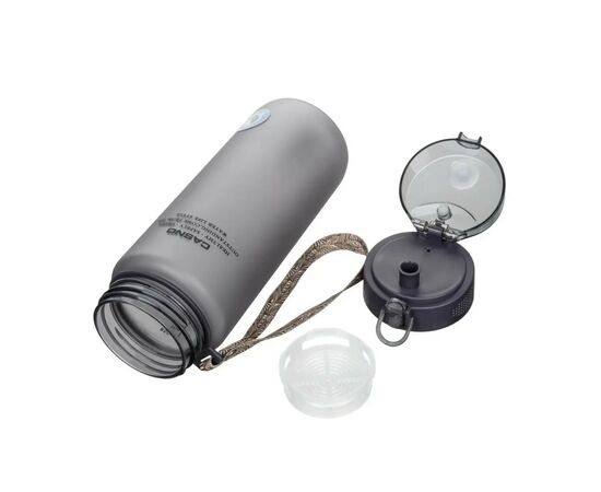 Бутылка для воды Casno 850 мл KXN-1183 Сіра (KXN-1183_Grey), изображение 2 Бутылка для воды Casno 850 мл KXN-1183 Сіра (KXN-1183_Grey), изображение 2