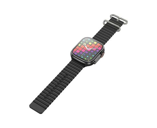 Смарт-часы HOCO Y12 Ultra smart sports watch(call version) Black (6931474791986), изображение 4 Смарт-часы HOCO Y12 Ultra smart sports watch(call version) Black (6931474791986), изображение 4