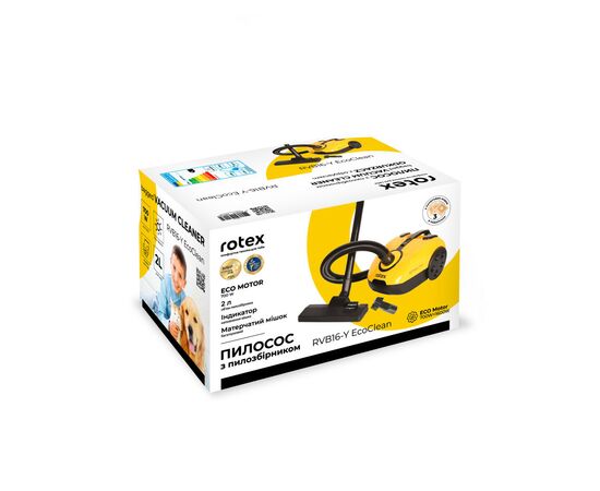 Пылесос Rotex RVB16-Y EcoClean, изображение 10 Пылесос Rotex RVB16-Y EcoClean, изображение 10