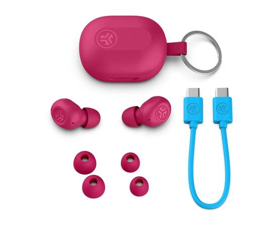 Наушники Jlab JBuds Mini Pink (IEUEBJBMINIRPNK124), изображение 5 Наушники Jlab JBuds Mini Pink (IEUEBJBMINIRPNK124), изображение 5