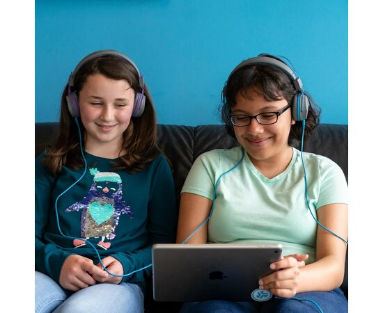 Навушники Jlab JBuddies Studio Wireless Graphite/Blue (IEUHBSTUDIORGRYBLU4), зображення 5 Навушники Jlab JBuddies Studio Wireless Graphite/Blue (IEUHBSTUDIORGRYBLU4), зображення 5