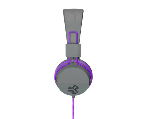 Наушники Jlab JBuddies Studio Kids Wired Graphite/Violet (IEUHJKSTUDIORGRYPRP6), изображение 2 Наушники Jlab JBuddies Studio Kids Wired Graphite/Violet (IEUHJKSTUDIORGRYPRP6), изображение 2
