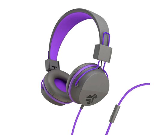 Наушники Jlab JBuddies Studio Kids Wired Graphite/Violet (IEUHJKSTUDIORGRYPRP6)