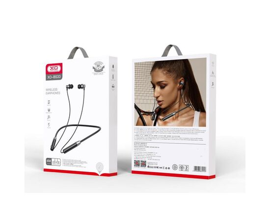 Наушники XO BS33 Sport Black (XO-BS33-BK), изображение 3 Наушники XO BS33 Sport Black (XO-BS33-BK), изображение 3