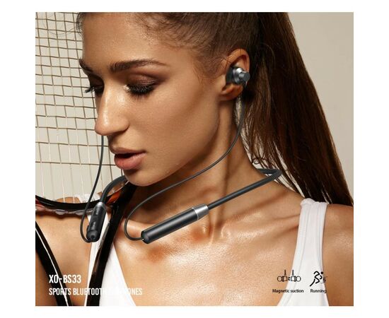 Наушники XO BS33 Sport Black (XO-BS33-BK), изображение 4 Наушники XO BS33 Sport Black (XO-BS33-BK), изображение 4