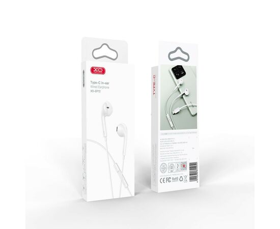 Наушники XO EP72 Type-C White (XO-EP72WH), изображение 5 Наушники XO EP72 Type-C White (XO-EP72WH), изображение 5