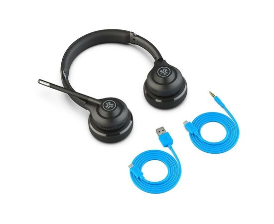 Наушники Jlab GO Work Wireless 2nd Gen Black (IEUHBGOWORKRBLK4), изображение 5 Наушники Jlab GO Work Wireless 2nd Gen Black (IEUHBGOWORKRBLK4), изображение 5