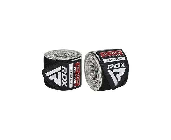Бинт для спорта RDX для боксу WX Professional Boxing Hand Wraps Camo Grey (4.5м.) (HWX-RC+), изображение 2