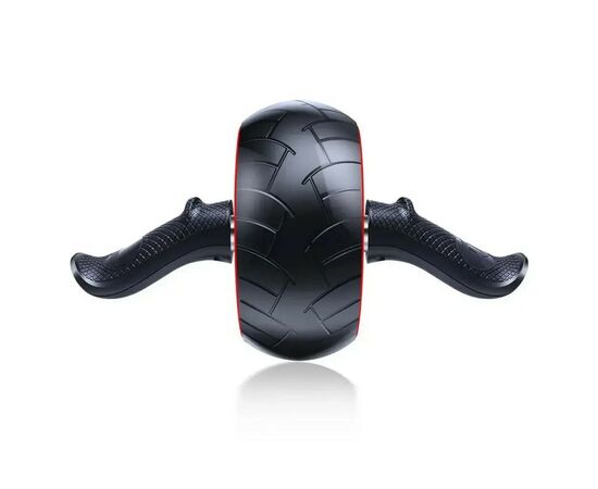 Ролик для пресса PowerPlay зі зворотним механізмом AB Wheel Pro Чорно-червоний (PP_4326_Black/Red), изображение 2 Ролик для пресса PowerPlay зі зворотним механізмом AB Wheel Pro Чорно-червоний (PP_4326_Black/Red), изображение 2