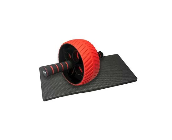 Ролик для пресса Power System PS-4107 Full Grip AB Red + килимок Red/Black (4107RD-0), изображение 4 Ролик для пресса Power System PS-4107 Full Grip AB Red + килимок Red/Black (4107RD-0), изображение 4