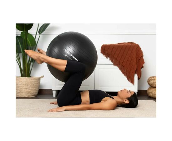 Мяч для фитнеса Power System PS-4013 O75 cm PRO Gymball Black (4013BK-0), изображение 2 Мяч для фитнеса Power System PS-4013 O75 cm PRO Gymball Black (4013BK-0), изображение 2