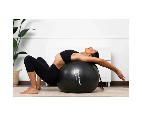 Мяч для фитнеса Power System PS-4013 O75 cm PRO Gymball Black (4013BK-0), изображение 3 Мяч для фитнеса Power System PS-4013 O75 cm PRO Gymball Black (4013BK-0), изображение 3