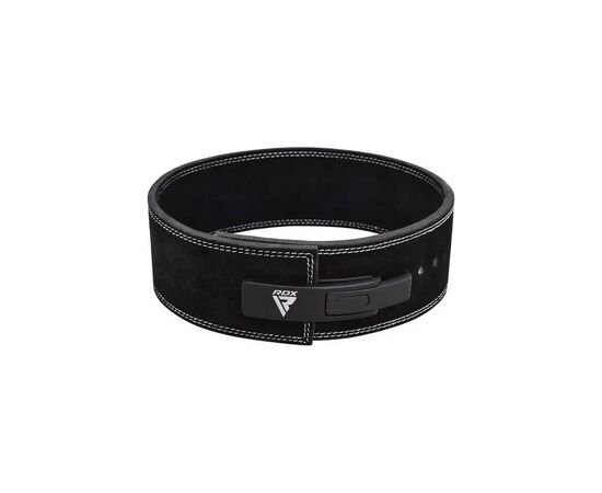 Атлетический пояс RDX 4 Pro Liver Buckle шкіряний Black Plus L (WBL-4LB-L+), изображение 3 Атлетический пояс RDX 4 Pro Liver Buckle шкіряний Black Plus L (WBL-4LB-L+), изображение 3