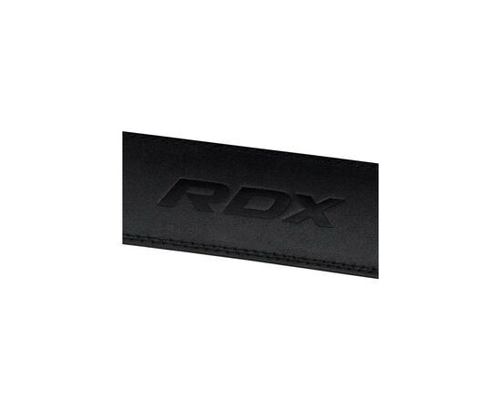 Атлетический пояс RDX 4 шкіряний Full Black M (WBS-4FB-M), изображение 4 Атлетический пояс RDX 4 шкіряний Full Black M (WBS-4FB-M), изображение 4