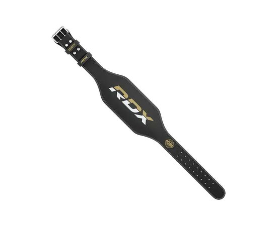 Атлетический пояс RDX 6 шкіряний Black Gold L (WBS-6RB-L), изображение 6 Атлетический пояс RDX 6 шкіряний Black Gold L (WBS-6RB-L), изображение 6