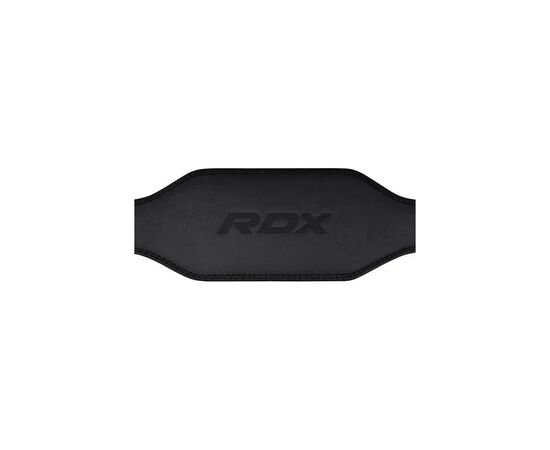 Атлетический пояс RDX 6 шкіряний Full Black L (WBS-6FB-L), изображение 4 Атлетический пояс RDX 6 шкіряний Full Black L (WBS-6FB-L), изображение 4