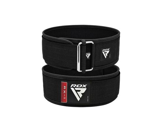 Атлетический пояс RDX RX1 Weight Lifting Belt Black L (WBS-RX1B-L), изображение 3 Атлетический пояс RDX RX1 Weight Lifting Belt Black L (WBS-RX1B-L), изображение 3