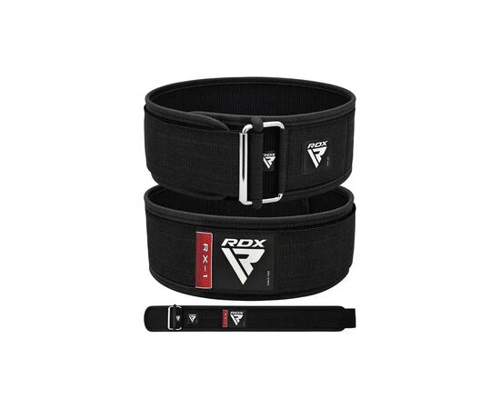 Атлетический пояс RDX RX1 Weight Lifting Belt Black M (WBS-RX1B-M), изображение 2 Атлетический пояс RDX RX1 Weight Lifting Belt Black M (WBS-RX1B-M), изображение 2