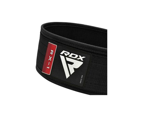 Атлетический пояс RDX RX1 Weight Lifting Belt Black M (WBS-RX1B-M), изображение 5 Атлетический пояс RDX RX1 Weight Lifting Belt Black M (WBS-RX1B-M), изображение 5