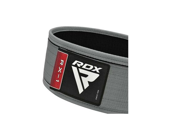 Атлетический пояс RDX RX1 Weight Lifting Belt Grey M (WBS-RX1G-M), изображение 6 Атлетический пояс RDX RX1 Weight Lifting Belt Grey M (WBS-RX1G-M), изображение 6