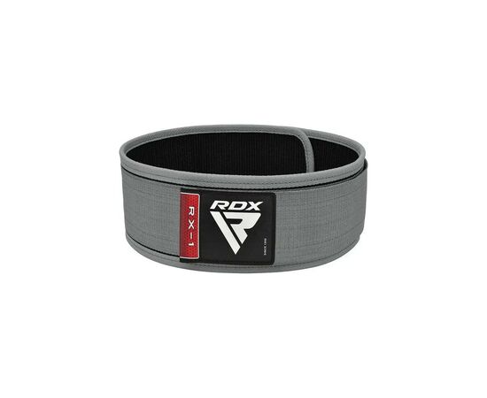 Атлетичний пояс RDX RX1 Weight Lifting Belt Grey S (WBS-RX1G-S)