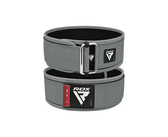Атлетический пояс RDX RX1 Weight Lifting Belt Grey XL (WBS-RX1G-XL), изображение 2