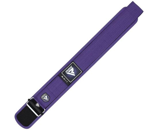 Атлетичний пояс RDX RX1 Weight Lifting Belt Purple S (WBS-RX1PR-S), зображення 7 Атлетичний пояс RDX RX1 Weight Lifting Belt Purple S (WBS-RX1PR-S), зображення 7