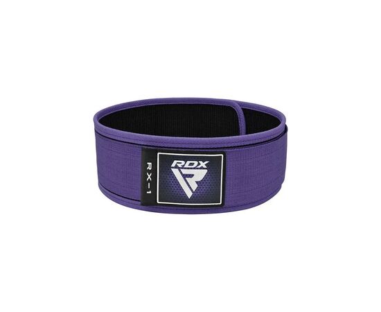 Атлетический пояс RDX RX1 Weight Lifting Belt Purple S (WBS-RX1PR-S)