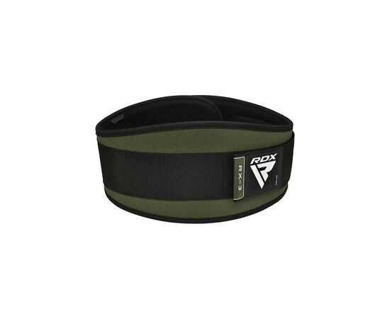 Атлетический пояс RDX RX3 EVA Curve неопреновий Army Green L (WBE-RX3AG-L), изображение 2 Атлетический пояс RDX RX3 EVA Curve неопреновий Army Green L (WBE-RX3AG-L), изображение 2