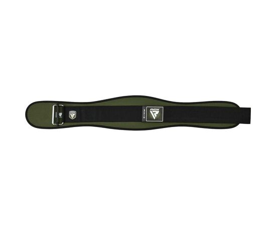 Атлетический пояс RDX RX3 EVA Curve неопреновий Army Green L (WBE-RX3AG-L), изображение 9 Атлетический пояс RDX RX3 EVA Curve неопреновий Army Green L (WBE-RX3AG-L), изображение 9