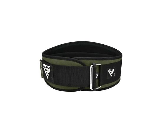 Атлетический пояс RDX RX3 EVA Curve неопреновий Army Green M (WBE-RX3AG-M), изображение 3 Атлетический пояс RDX RX3 EVA Curve неопреновий Army Green M (WBE-RX3AG-M), изображение 3