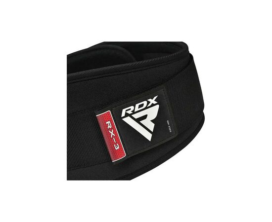 Атлетический пояс RDX RX3 EVA Curve неопреновий Black XL (WBE-RX3B-XL), изображение 6 Атлетический пояс RDX RX3 EVA Curve неопреновий Black XL (WBE-RX3B-XL), изображение 6