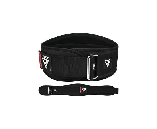 Атлетичний пояс RDX RX3 EVA Curve неопреновий Black XL (WBE-RX3B-XL)