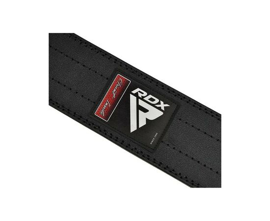 Атлетический пояс RDX для пауерліфтингу RD1 шкіряний Black M (WPB-RD1B-M), изображение 4 Атлетический пояс RDX для пауерліфтингу RD1 шкіряний Black M (WPB-RD1B-M), изображение 4
