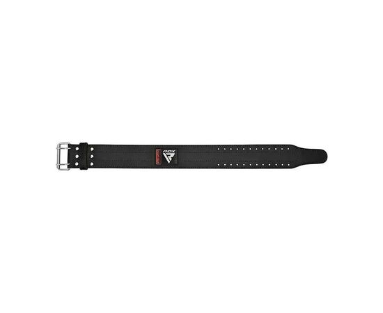 Атлетический пояс RDX для пауерліфтингу RD1 шкіряний Black S (WPB-RD1B-S), изображение 5 Атлетический пояс RDX для пауерліфтингу RD1 шкіряний Black S (WPB-RD1B-S), изображение 5