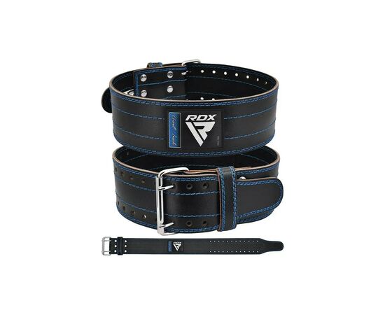 Атлетический пояс RDX для пауерліфтингу RD1 шкіряний Blue XL (WPB-RD1U-XL), изображение 2 Атлетический пояс RDX для пауерліфтингу RD1 шкіряний Blue XL (WPB-RD1U-XL), изображение 2